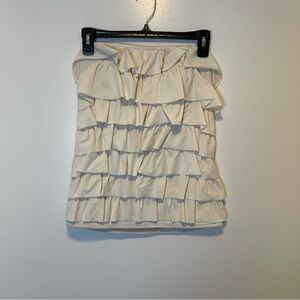 DownEast White Strapless Swim Top Women’s Size‎ Large